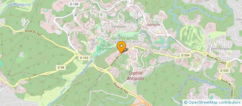 localisation de l'entreprise PEARL PARTNER à VALBONNE