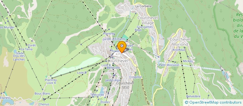 localisation de l'entreprise PEARL PROPERTIES à COURCHEVEL