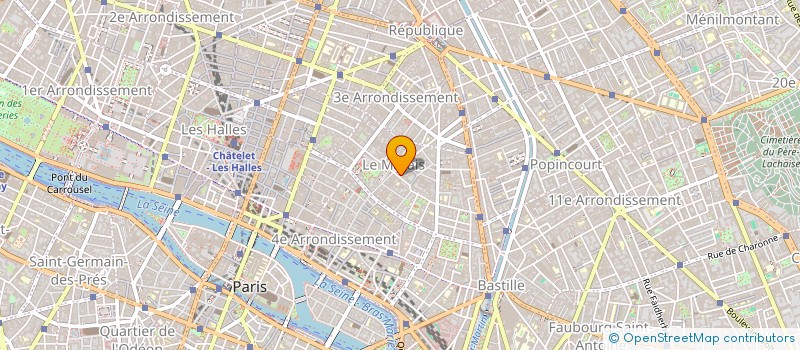 localisation de l'entreprise PEARL SCULPTURE  PARIS