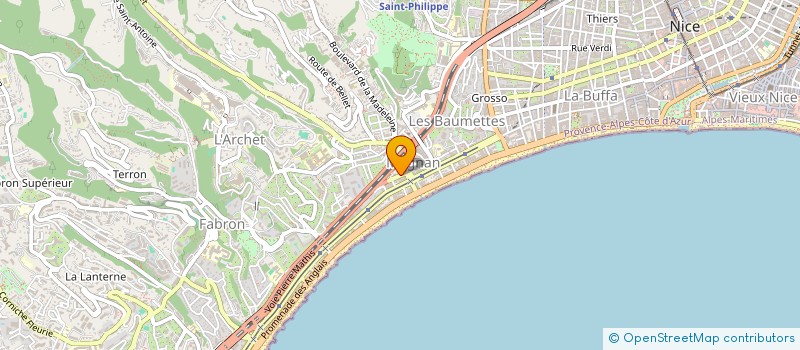localisation de l'entreprise PEARLS & FASHION - ASSOCIATION CULTURELLE POUR LA MODE à NICE