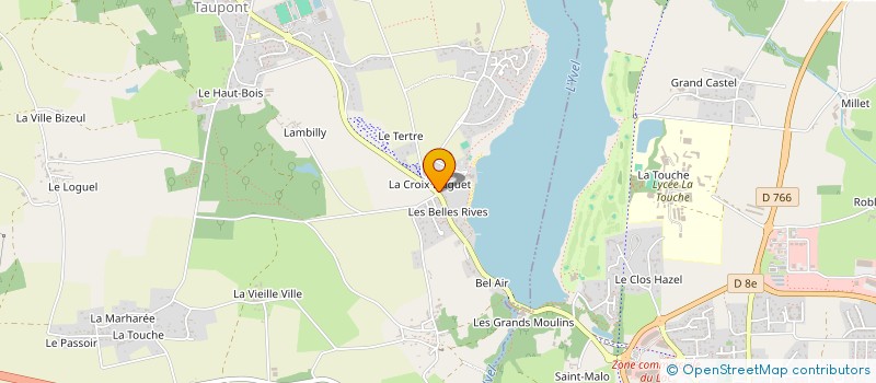 localisation de l'entreprise PEARLY  TAUPONT