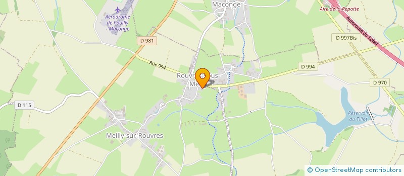 localisation de l'entreprise PEARSH à MEILLY-SUR-ROUVRES