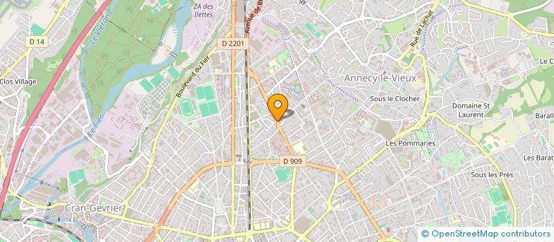 localisation de l'entreprise PEASY ANGLAIS  ANNECY