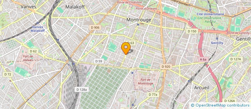 localisation de l'entreprise PEAU CARAMEL à MONTROUGE