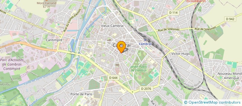 localisation de l'entreprise PEAU D'ANE à CAMBRAI