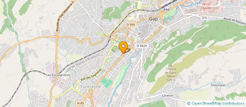 localisation de l'entreprise PEAU D'ANGE à GAP