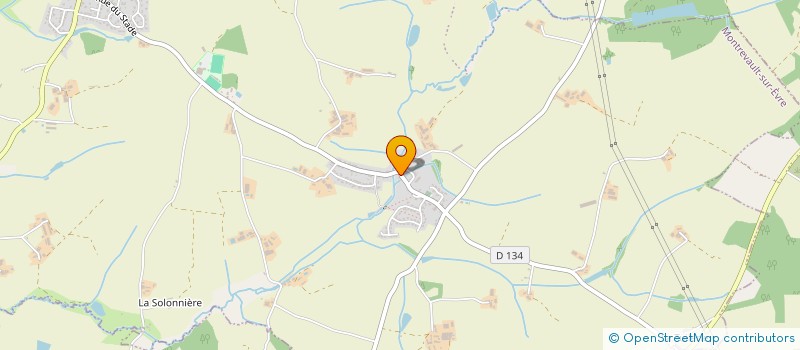 localisation de l'entreprise PEAU GOURMANDE à MONTREVAULT-SUR-EVRE