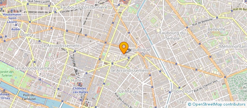 localisation de l'entreprise PEAU MAT à PARIS