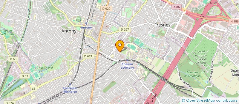 localisation de l'entreprise PEAUETHIQUE à ANTONY