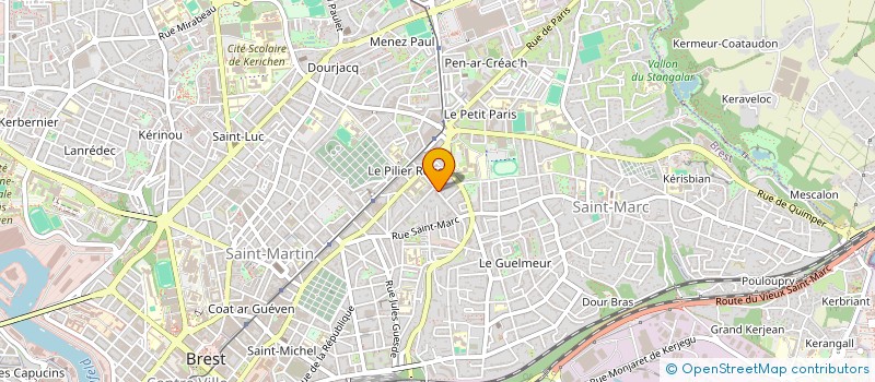 localisation de l'entreprise PEAUSITIV'ESTHETIK à BREST