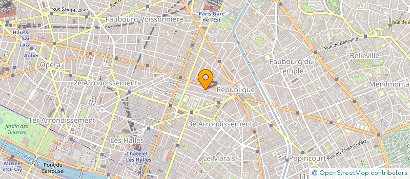 localisation de l'entreprise PEAUSSERIE CLEMENT S.A.S. à PARIS