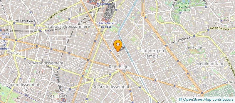 localisation de l'entreprise PEAUSSERIE DE L'EST à PARIS