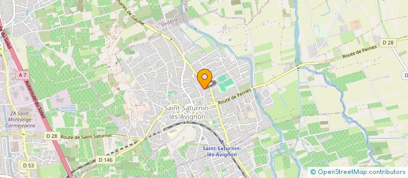 localisation de l'entreprise PEAUX TEINT  SAINT-SATURNIN-LES-AVIGNON