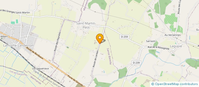 localisation de l'entreprise PEB  SAINT-MARTIN-PETIT