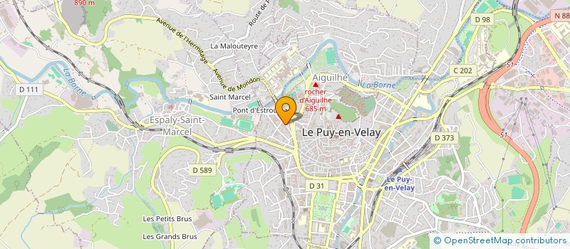 localisation de l'entreprise PEB INVESTISSEMENT  LE PUY-EN-VELAY