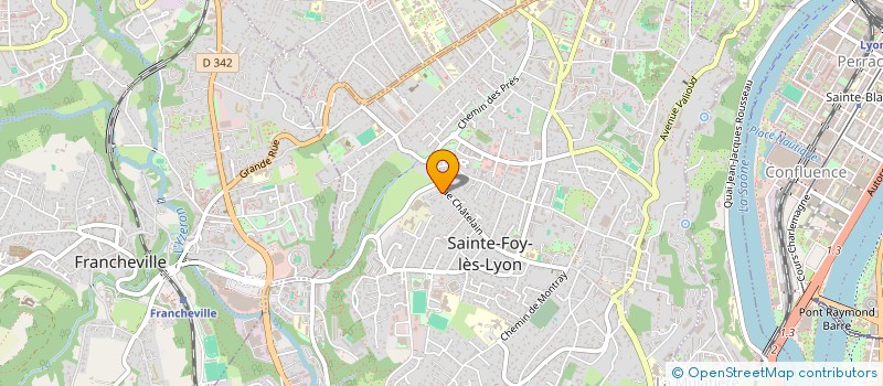 localisation de l'entreprise PEBBLE BEACH  SAINTE-FOY-LES-LYON