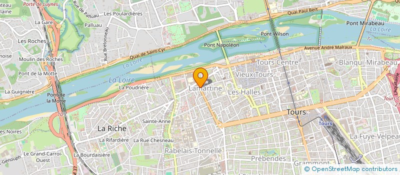 localisation de l'entreprise PEBG  TOURS