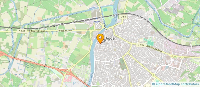 localisation de l'entreprise PEBORNY  AGDE