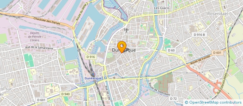 localisation de l'entreprise PEBROC PROD à DUNKERQUE