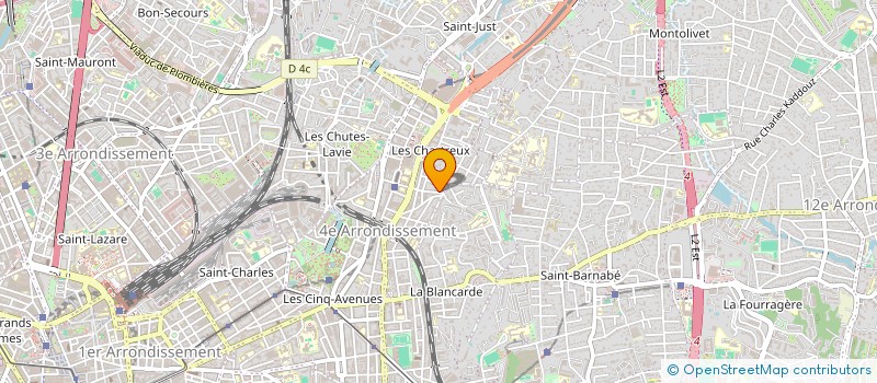 localisation de l'entreprise PEC ELEC à MARSEILLE