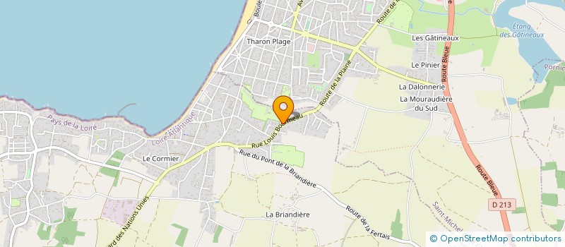 localisation de l'entreprise PEC ENERGIES à LA PLAINE-SUR-MER