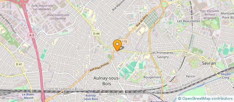 localisation de l'entreprise PEC INGENIERING  AULNAY-SOUS-BOIS