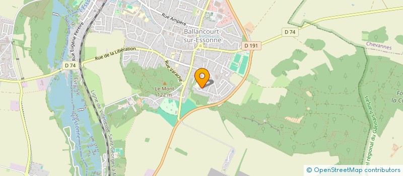 localisation de l'entreprise PECA à BALLANCOURT-SUR-ESSONNE