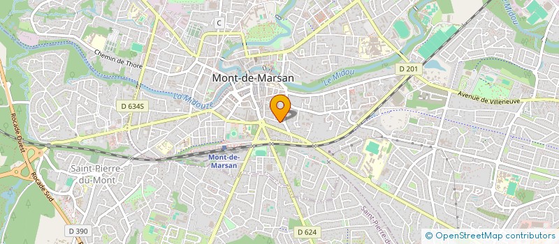 localisation de l'entreprise PECAL  MONT-DE-MARSAN