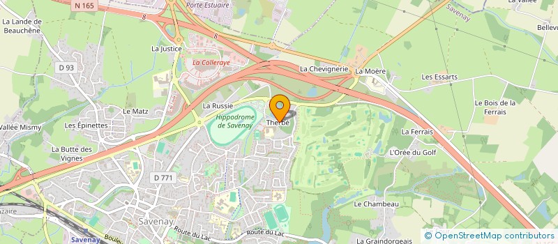 localisation de l'entreprise PECAUD-LEVENT  SAVENAY