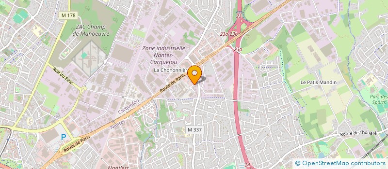 localisation de l'entreprise PECE  SAINTE-LUCE-SUR-LOIRE