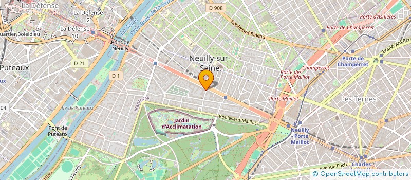 localisation de l'entreprise PECF REPRES FISCAL WARNER BROS à NEUILLY-SUR-SEINE