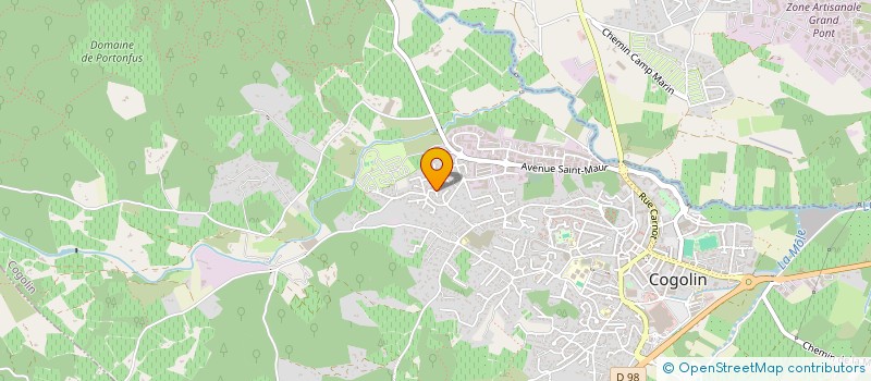 localisation de l'entreprise PECH  COGOLIN