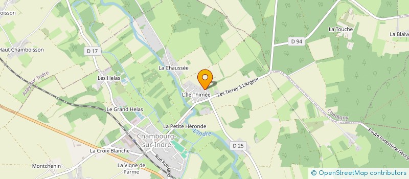 localisation de l'entreprise PECH  VEIGNE
