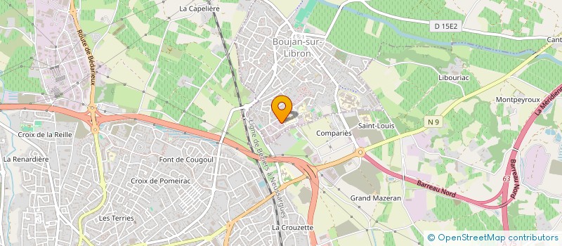 localisation de l'entreprise PECH DU SOLEIL à BOUJAN-SUR-LIBRON