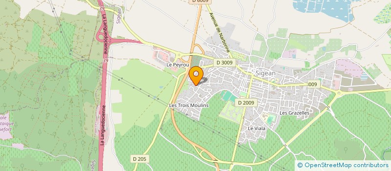 localisation de l'entreprise PECH MAHO  NARBONNE