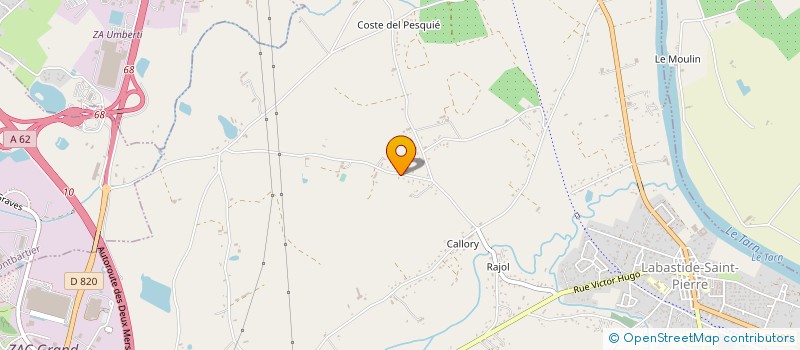 localisation de l'entreprise PECHARMAN  LABASTIDE-SAINT-PIERRE