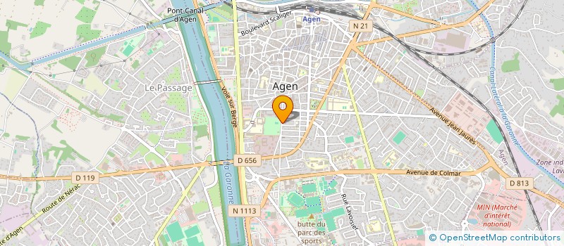 localisation de l'entreprise PECHAVY TRAINOTTI ROELENS à AGEN