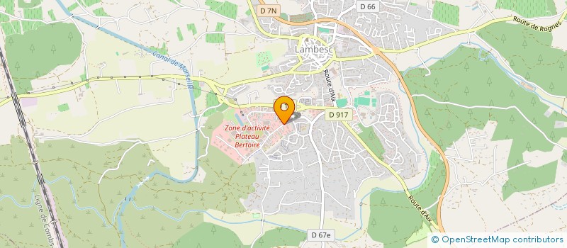 localisation de l'entreprise PECHE  LAMBESC