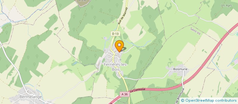 localisation de l'entreprise PECHE A CROQUER  CORCONDRAY