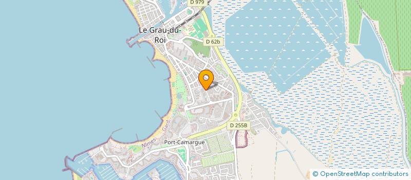 localisation de l'entreprise PECHE AU GROS - LE GRAU DU ROI  LE GRAU-DU-ROI