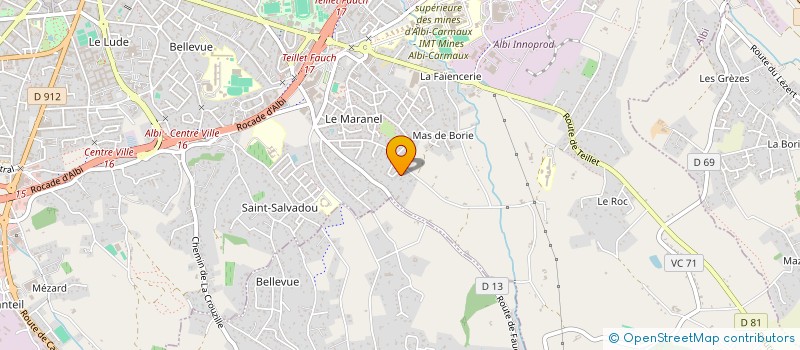 localisation de l'entreprise PECHE BANANE POUR MIEUX VIVRE ENSEMBLE à ALBI