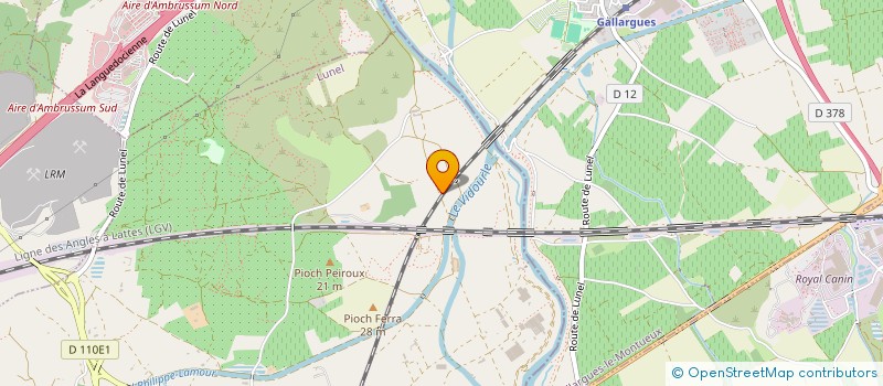 localisation de l'entreprise PECHE CARPE TEAM CAPO 34  LUNEL