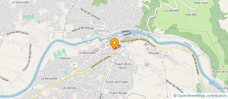 localisation de l'entreprise PECHE CHASSE 81  SAINT-JUERY