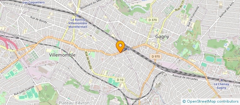 localisation de l'entreprise PECHE CHASSE 93 TRANSPORT  VILLEMOMBLE