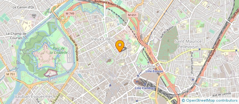 localisation de l'entreprise PECHE CHASSE ET LOISIRS à LILLE