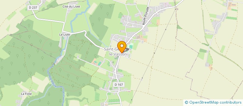 localisation de l'entreprise PECHE COMMUNALE DE LA MINE  SAINT-GERMAIN-LE-VASSON