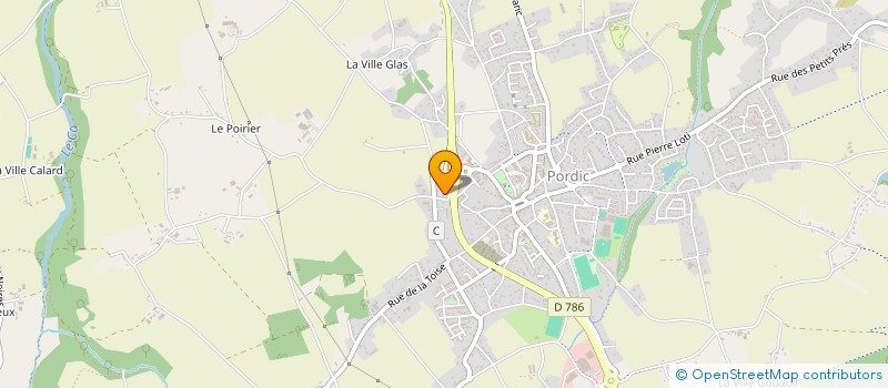 localisation de l'entreprise PECHE D'ARMOR  PORDIC