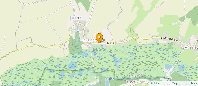 localisation de l'entreprise PECHE DE ROUSSENT  ROUSSENT