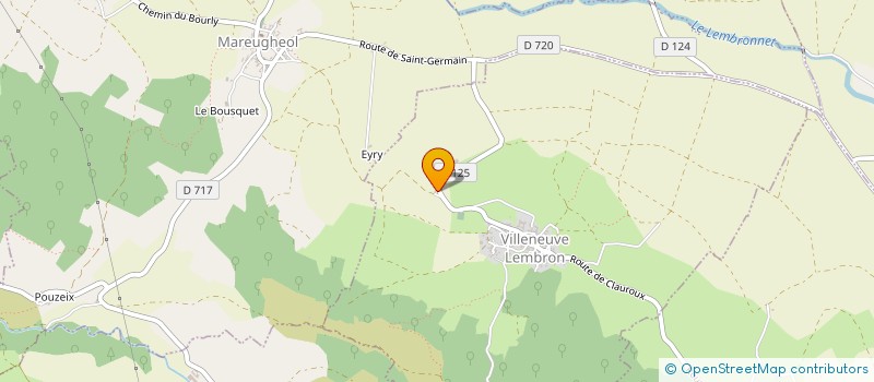 localisation de l'entreprise PECHE DIFFUSION 63 à VILLENEUVE