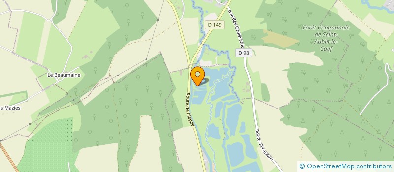 localisation de l'entreprise PECHE ET LOISIRS  SAINT GERMAIN D'ETABLES